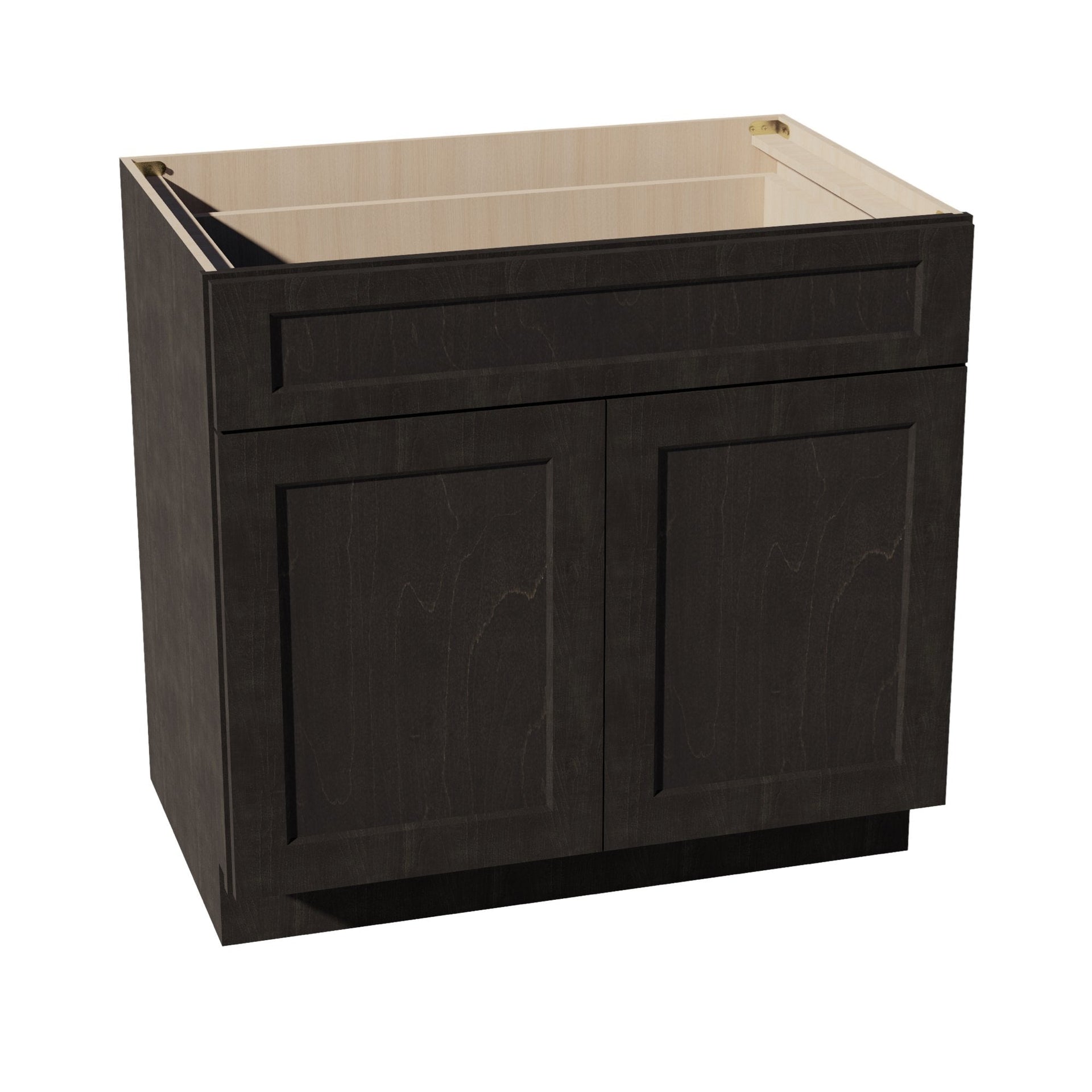 B36-SDG  Base cabinet - Shaker Style - Dark Grey   33"W x 34-1/2"H x 24"D
