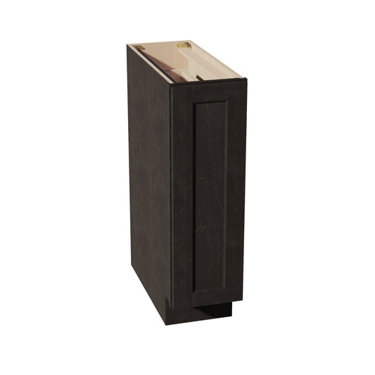 BF09-PO-SDG  Base cabinet Full Height Door - Shaker Style - Dark Grey   09"W x 34-1/2"H x 24"D