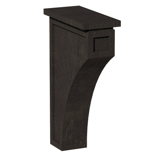 CMCB-SDG  Extra Large Corbel - Shaker Style - Dark Grey   3-1/2"W x 12-1/4"H x 8"D