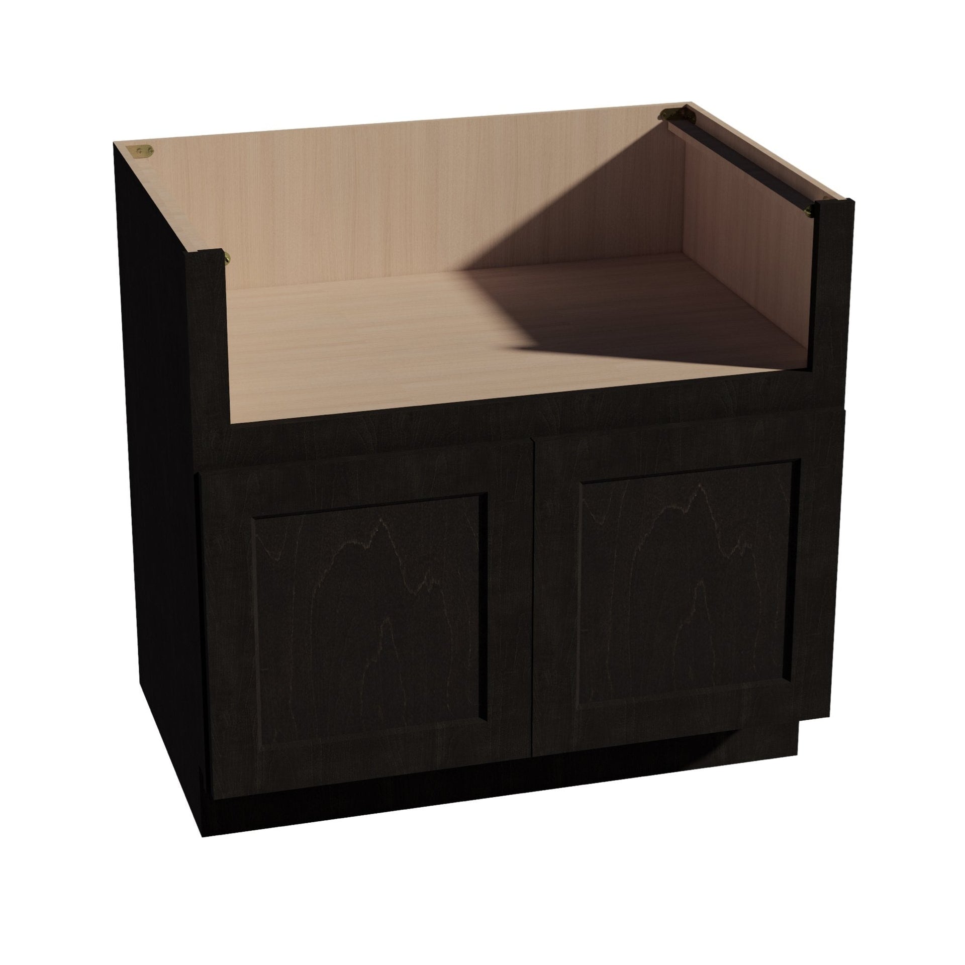 FS36-SDG  Base Cabinet 2 Doors Farm House Sink Base  - Shaker Style - Dark Grey   36"W x 34-1/2"H x 24"D