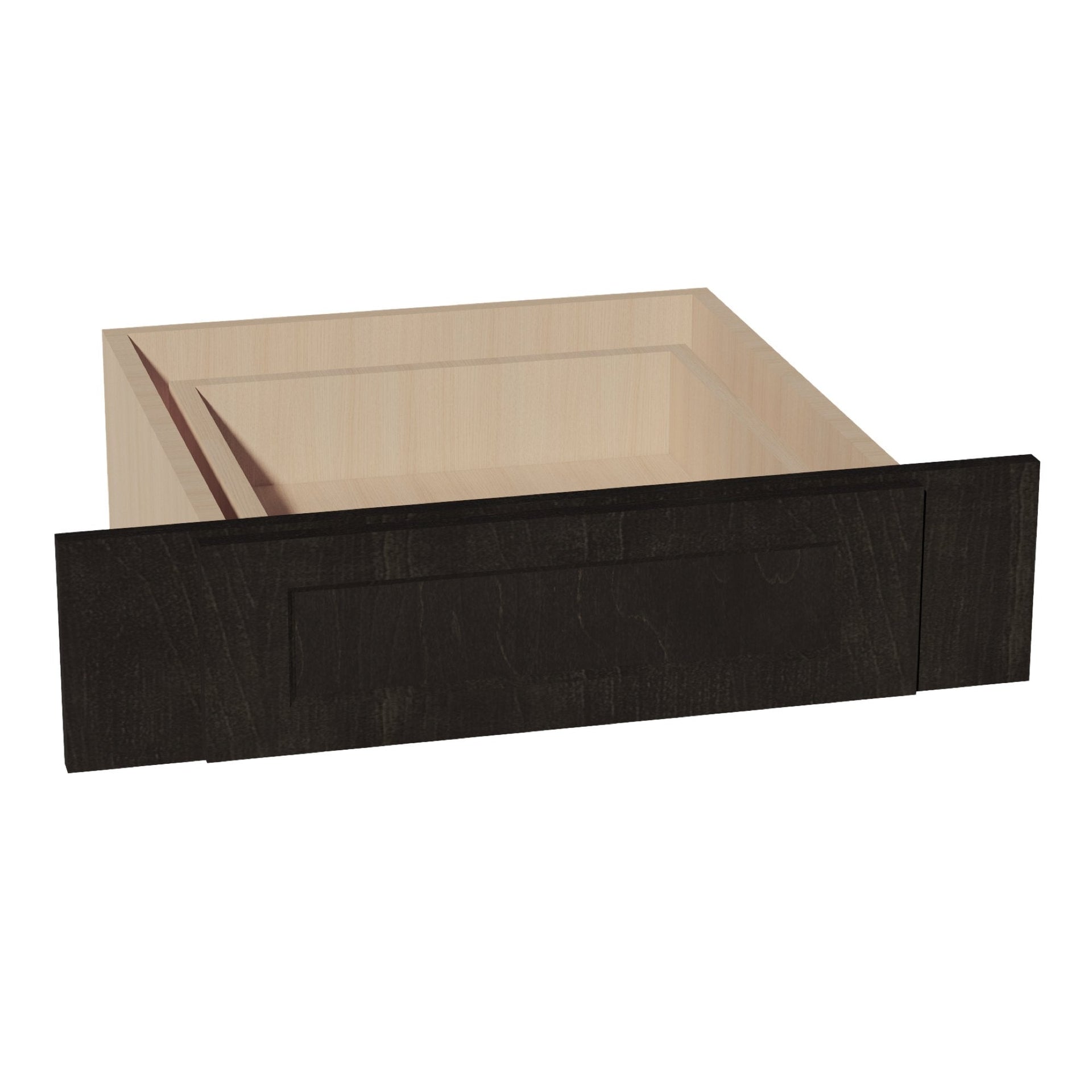 KD30-SDG  Vanity Knee Drawer - Shaker Style - Dark Grey   30"W x 7-1/2"H x 21"D