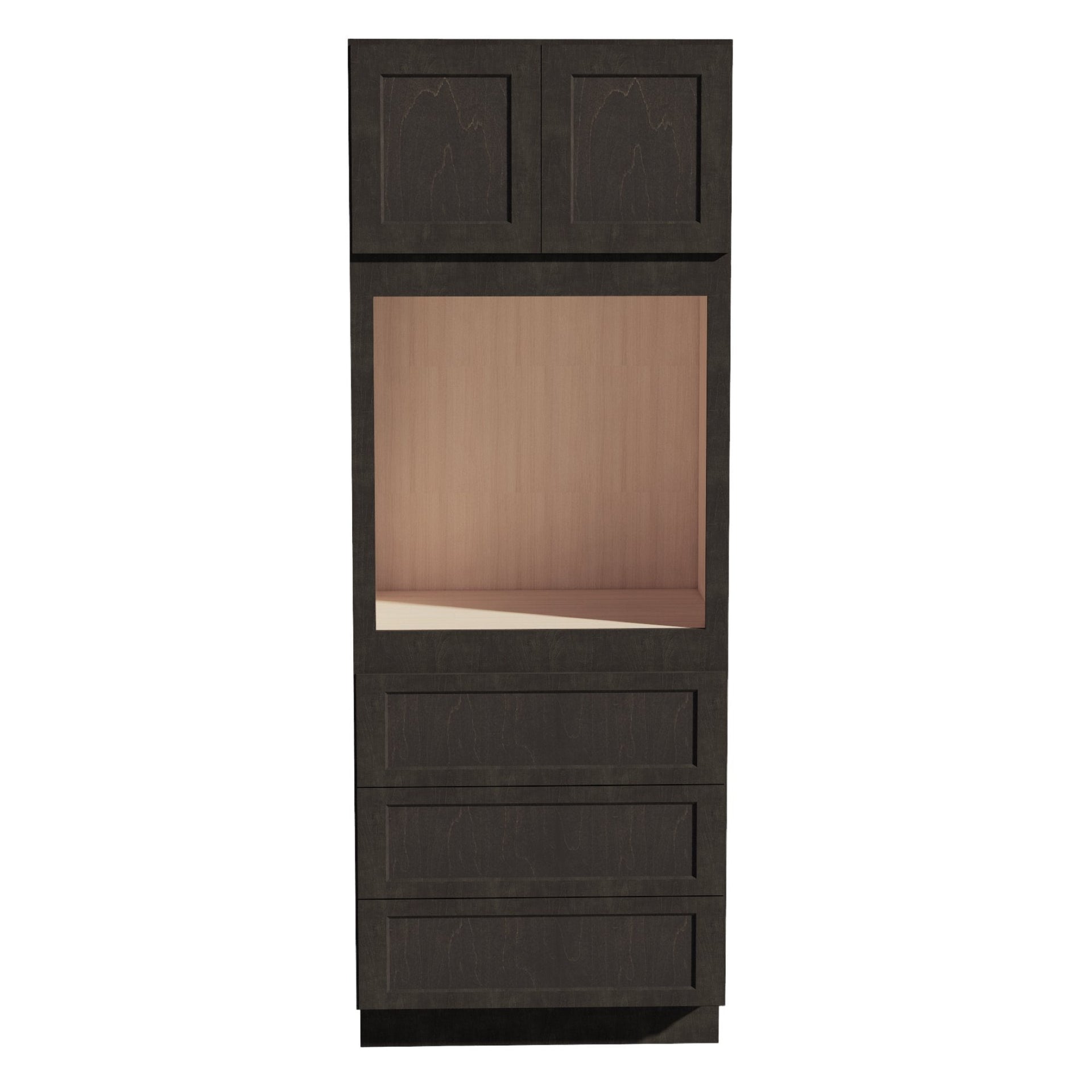 OC3390-SDG  Tall Oven 2 Door & 3 Drawers Cabinet - Shaker Style - Dark Grey   33"W x 90"H x 24"D