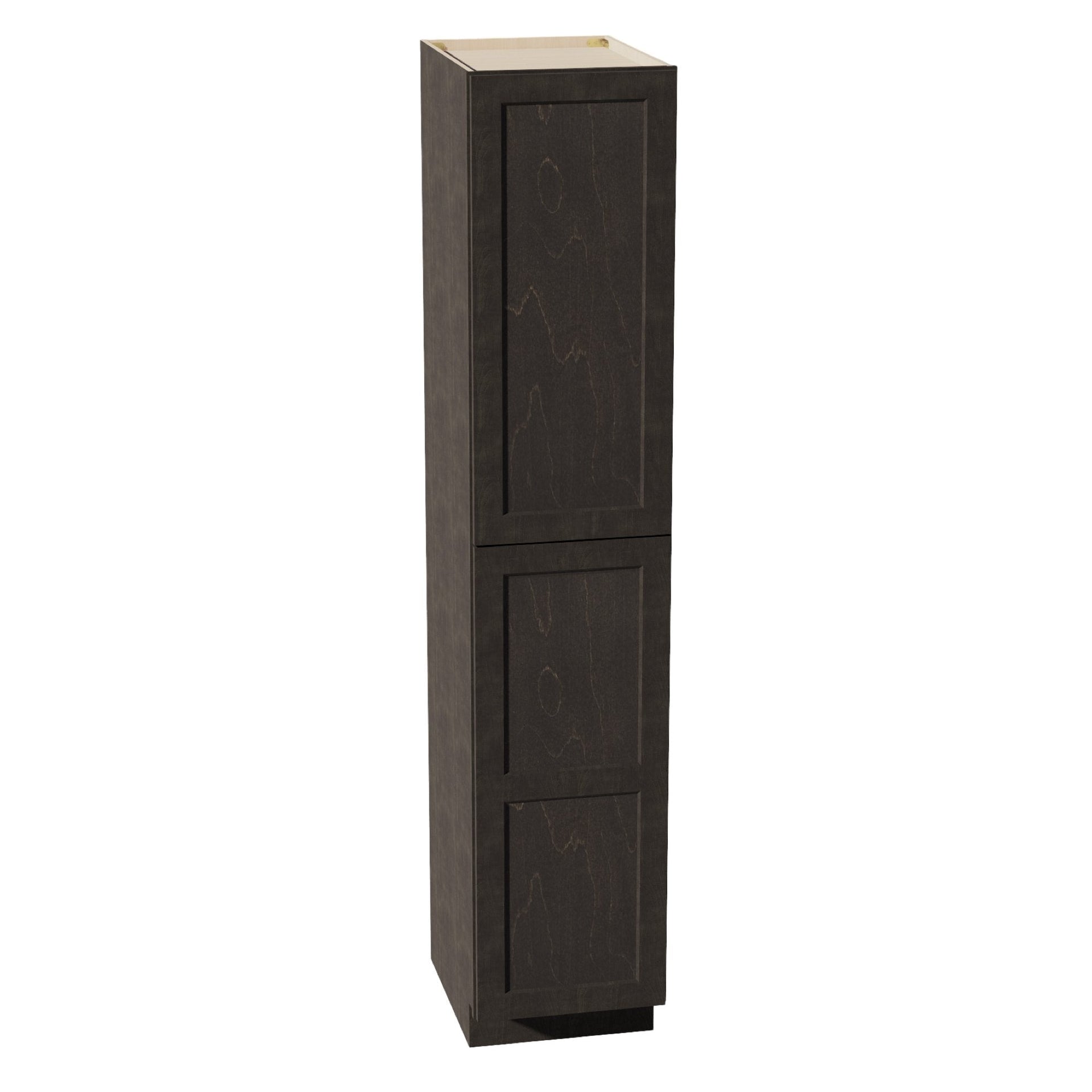 TP1890-SDG  Tall Shelf Pantry Cabinet 2 Door & 6 Sheleves - Shaker Style - Dark Grey   18"W x 90"H x 24"D