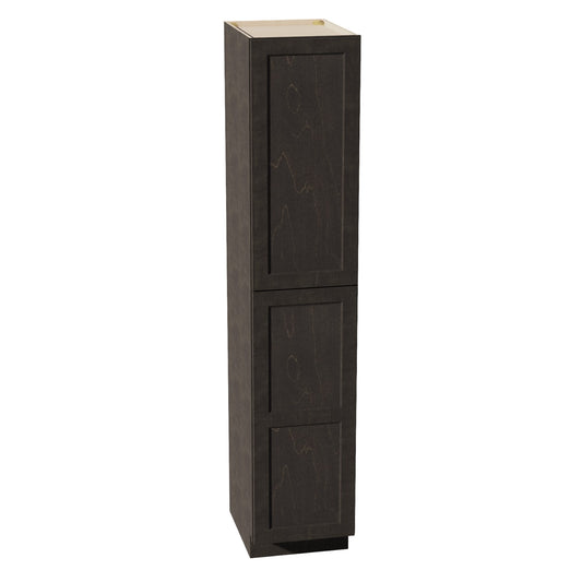 TP1890-SDG  Tall Shelf Pantry Cabinet 2 Door & 6 Sheleves - Shaker Style - Dark Grey   18"W x 90"H x 24"D