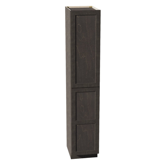 TP1896-SDG  Tall Shelf Pantry Cabinet 2 Door & 6 Sheleves - Shaker Style - Dark Grey   18"W x 96"H x 24"D
