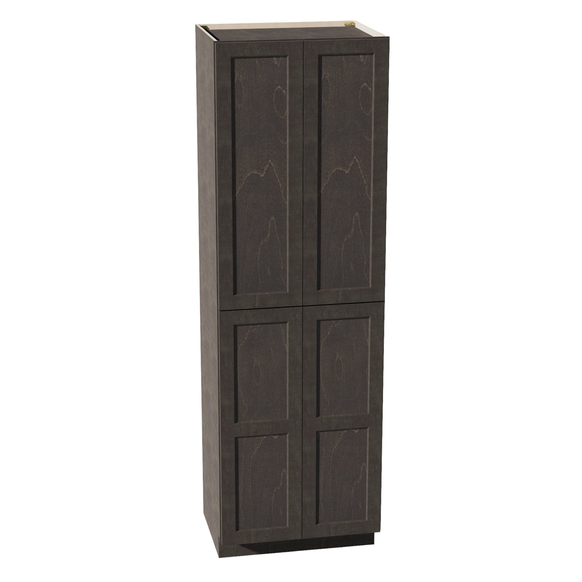 TP3096-SDG  Tall Shelf Pantry Cabinet 2 Door & 6 Sheleves - Shaker Style - Dark Grey   30" W x 96"H x 24"D