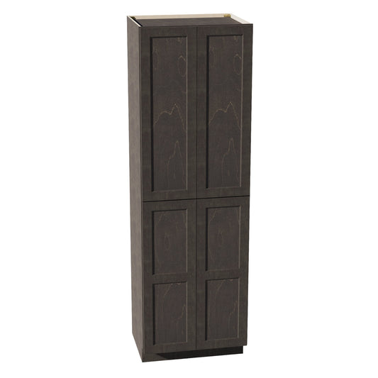 TP3096-SDG  Tall Shelf Pantry Cabinet 2 Door & 6 Sheleves - Shaker Style - Dark Grey   30" W x 96"H x 24"D