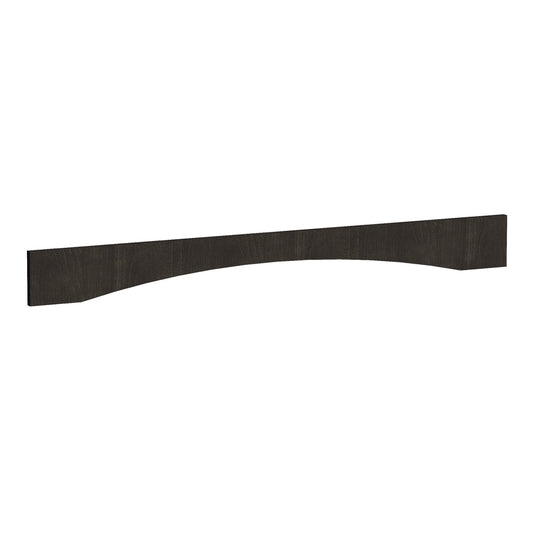 VAR54-SDG  Arched Valance - Shaker Style - Dark Grey   54"W x 5-1/2"H x