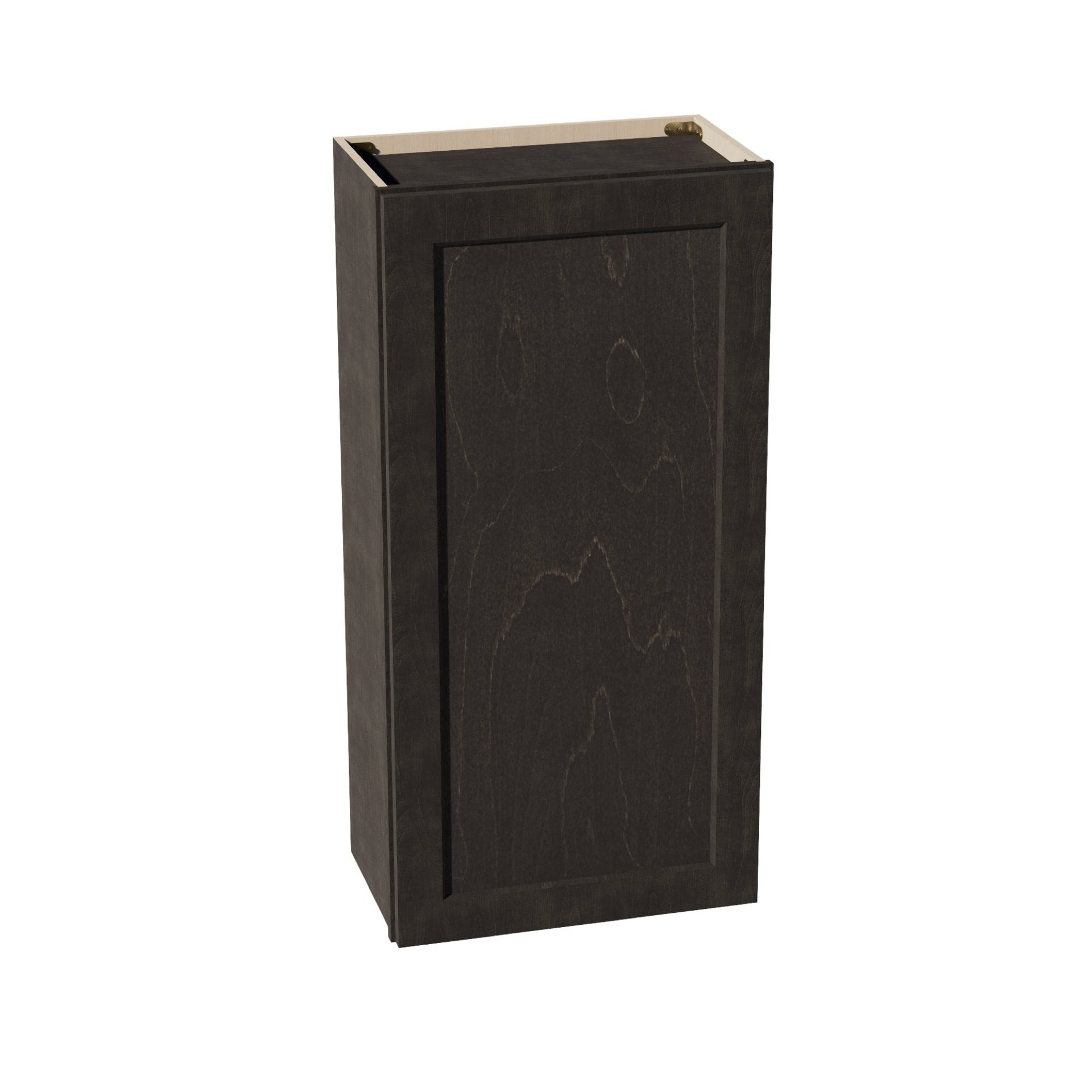 W2142-SDG  Wall Cabinet 1 Door & 2 Shelves - Shaker Style - Dark Grey   21"W x 42"H x 12"D