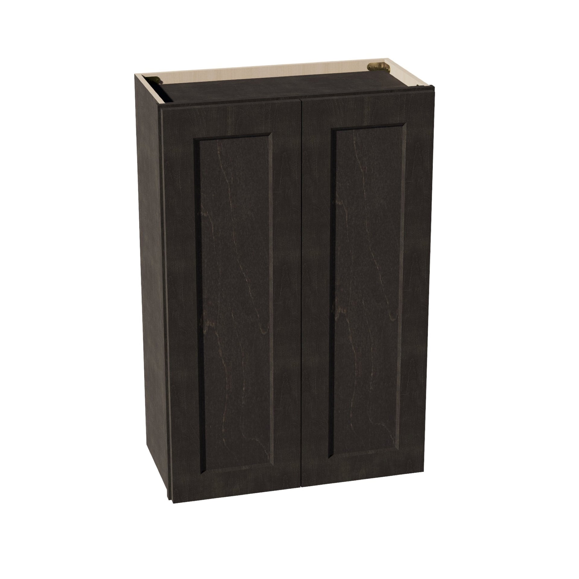 W2436-SDG  Wall Cabinet 2 Doors & 2 Shelves - Shaker Style - Dark Grey   24"W x 36"H x 12"D