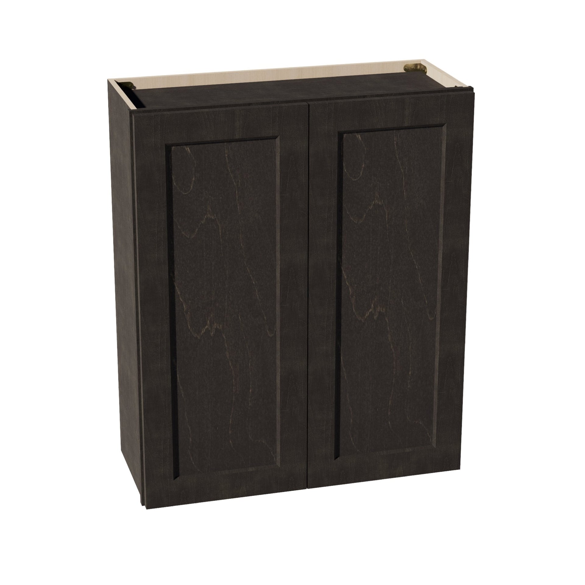 W3036-SDG  Wall Cabinet 2 Doors & 2 Shelves - Shaker Style - Dark Grey   30"W x 36"H x 12"D