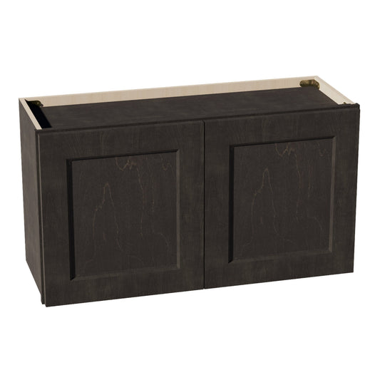W3318-SDG  Wall Cabinet 2 Doors & 2 Shelves - Shaker Style - Dark Grey   33"W x 18"H x 12"D