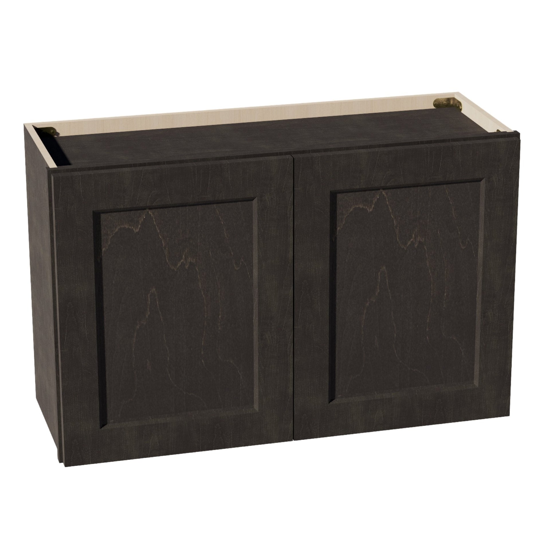 W3321-SDG  Wall Cabinet 2 Doors & 2 Shelves - Shaker Style - Dark Grey   33"W x 21"H x 12"D