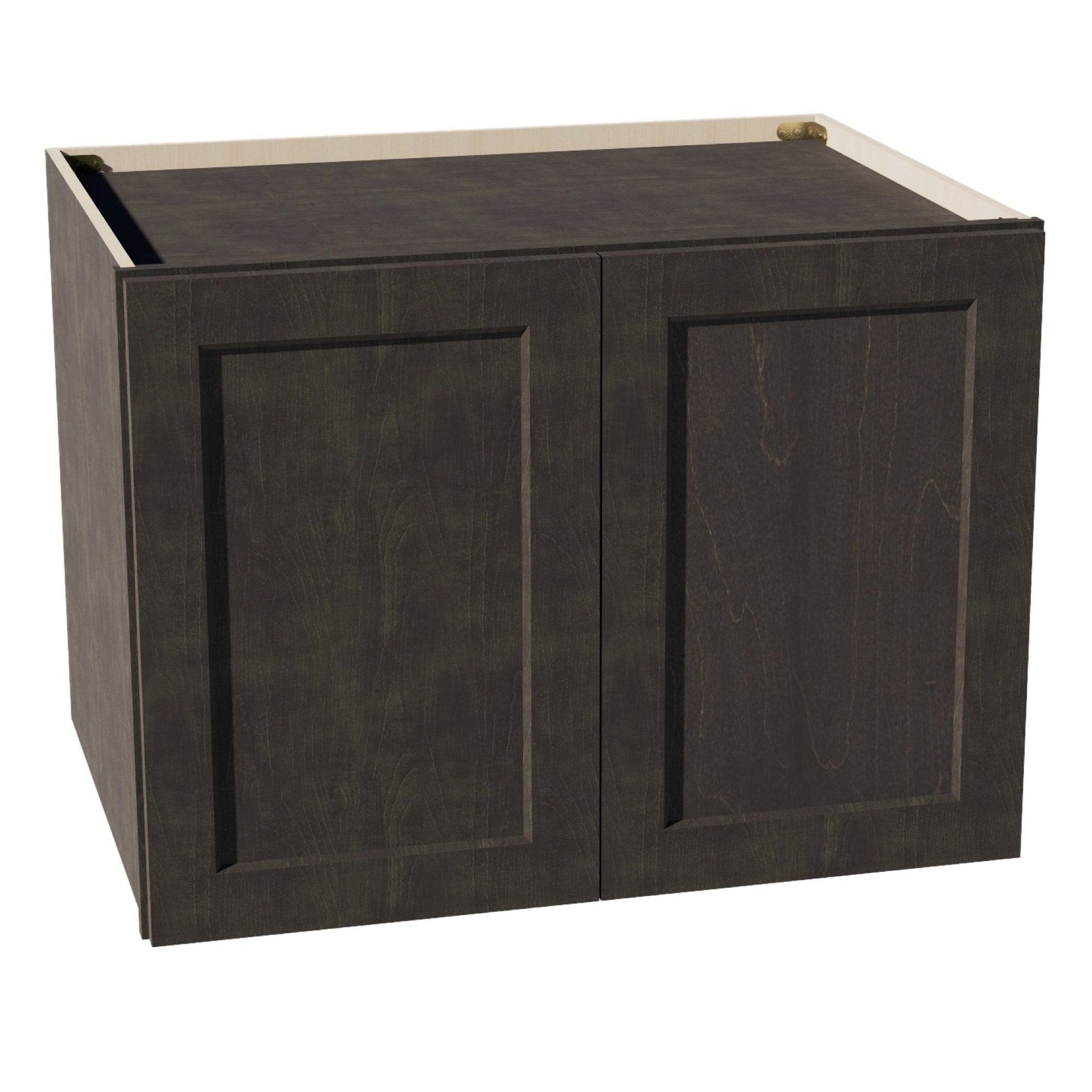 W332424-SDG  Wall Cabinet 2 Doors & 2 Shelves - Shaker Style - Dark Grey   33"W x 24"H x 24"D