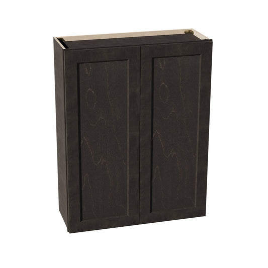 W3342-SDG  Wall Cabinet 2 Doors & 2 Shelves - Shaker Style - Dark Grey   33"W x 42"H x 12"D