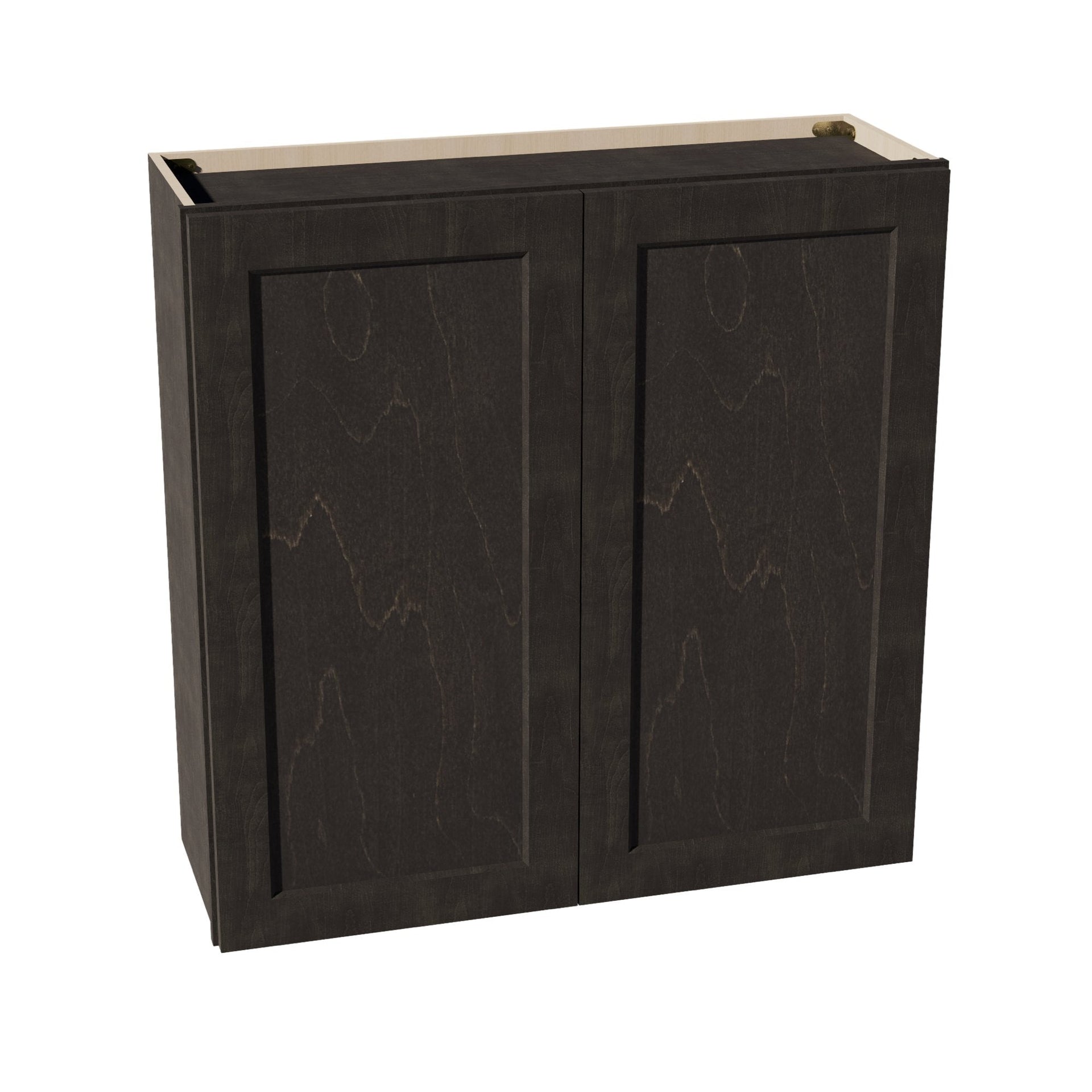 W3636-SDG  Wall Cabinet 2 Doors & 2 Shelves - Shaker Style - Dark Grey   36"W x 36"H x 12"D