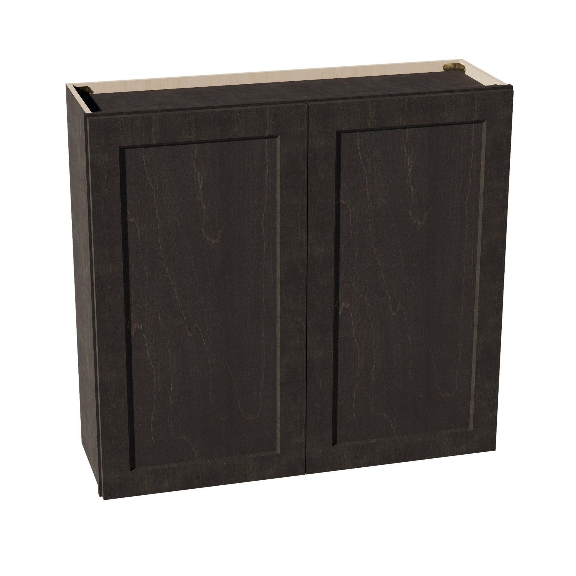 W3936-SDG  Wall Cabinet 2 Doors & 2 Shelves - Shaker Style - Dark Grey   39"W x 36"H x 12"D