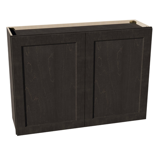 W4230-SDG  Wall Cabinet 2 Doors & 2 Shelves - Shaker Style - Dark Grey   42"W x 30"H x 12"D