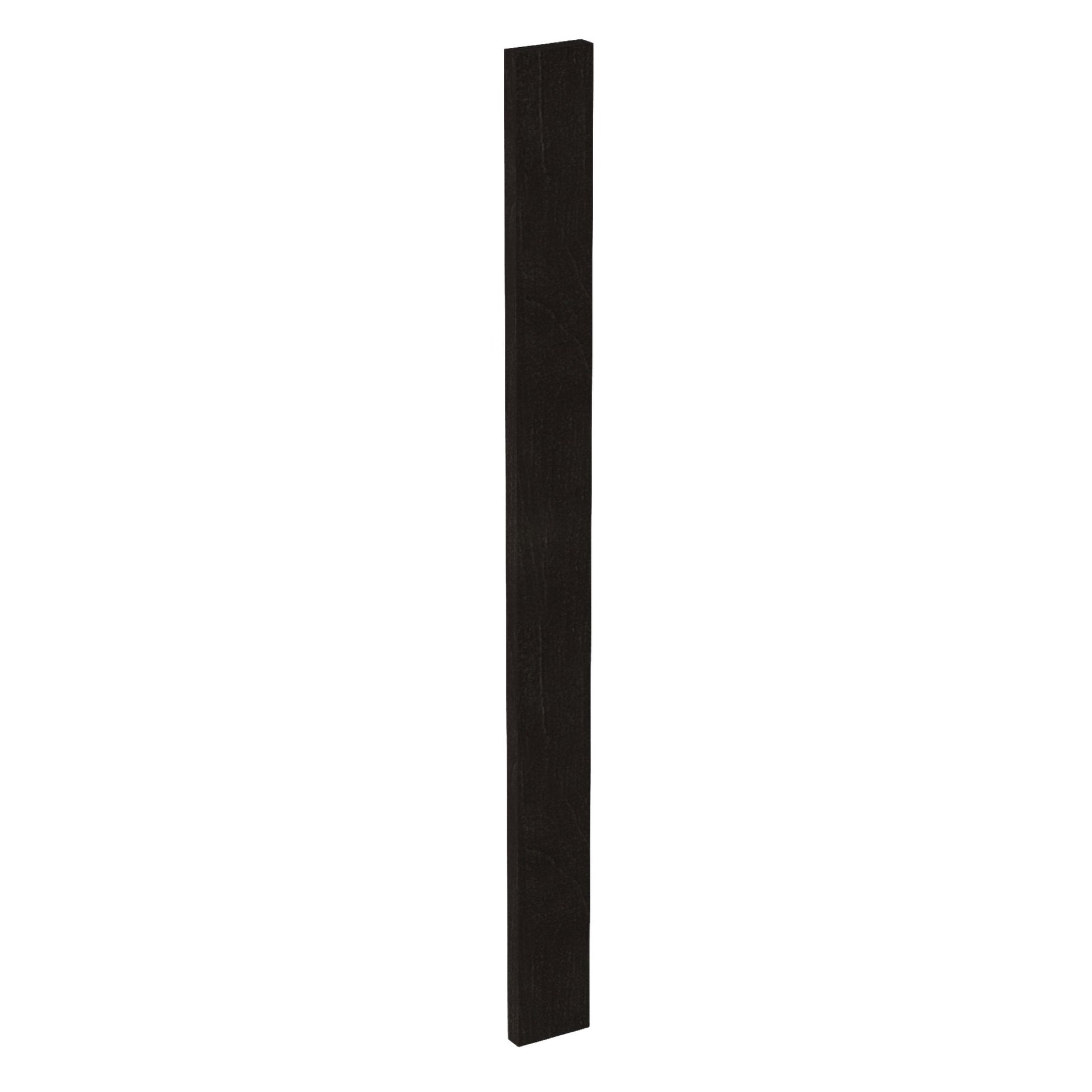 WF336-SDG  Wall Cabinet Filler - Shaker Style - Dark Grey   3"W x 36"H x 3/4"D
