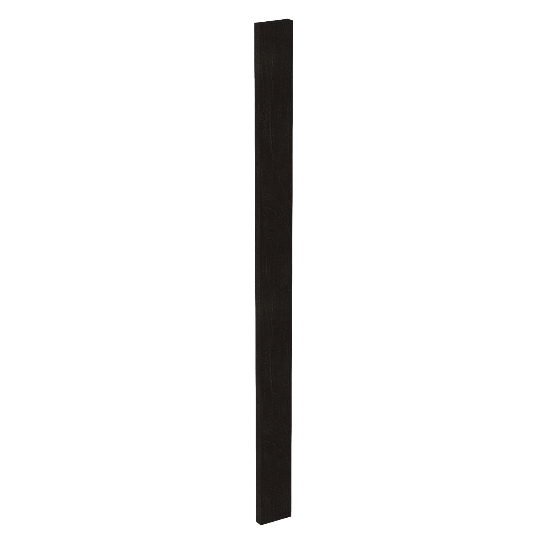 WF342-SDG  Wall Cabinet Filler - Shaker Style - Dark Grey   3"W x 42"H x 3/4"D