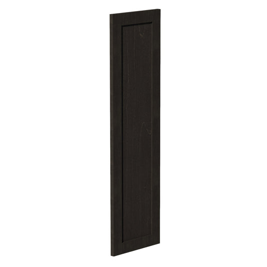 WP-W42-SDG  Wall Corner Cabinet Pie Cut  1 Door & 2 Shelves  - Shaker Style - Dark Grey   11-1/2" X 11-1/2" x 42"H x 24"D