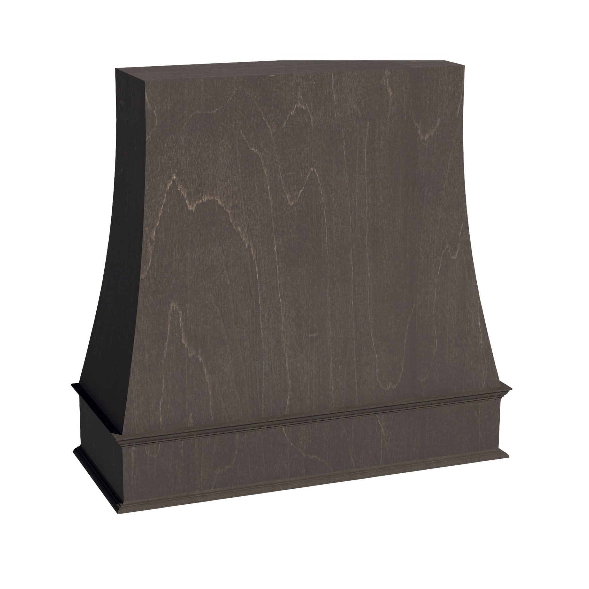 WRH4848-SDG  Wood Wall Mounted Range Hood - Shaker Style - Dark Grey   48"W x 48"H x 20-1/2"D