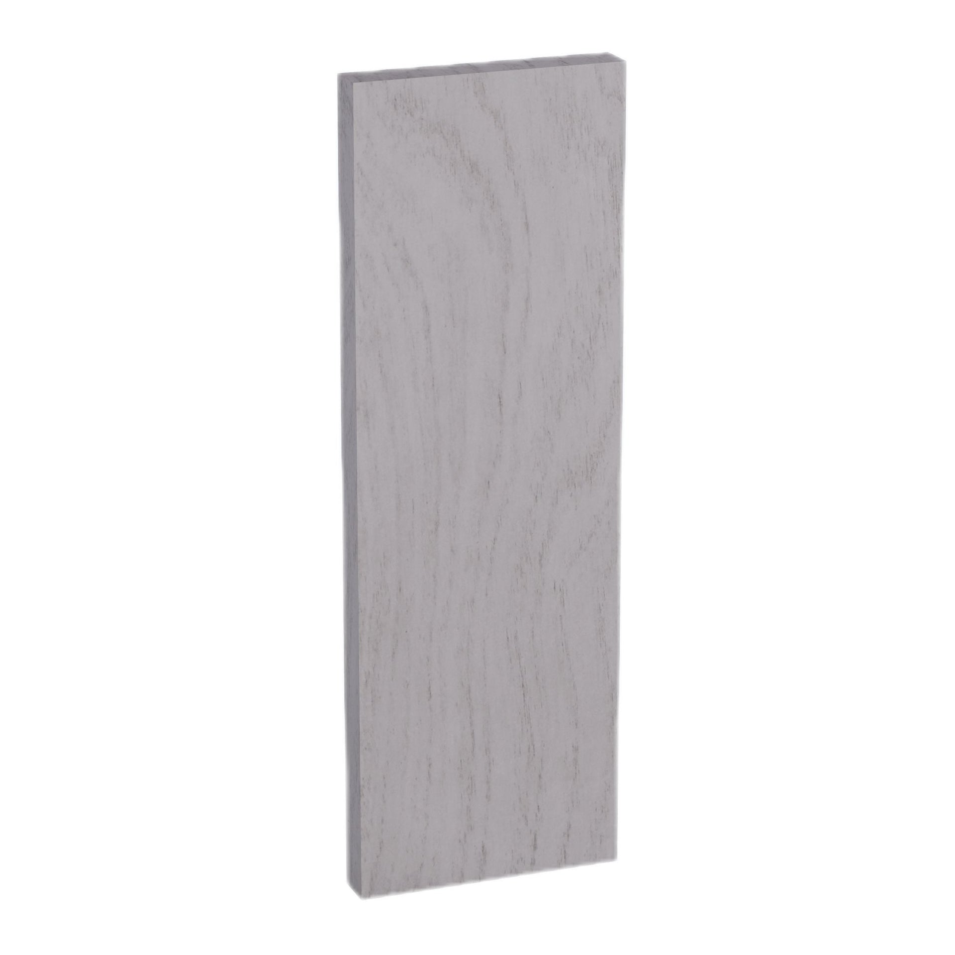 FLS36-SWG Flat Shelf - Shaker Style - Washed Grey   36"W x 2"H x 12"D