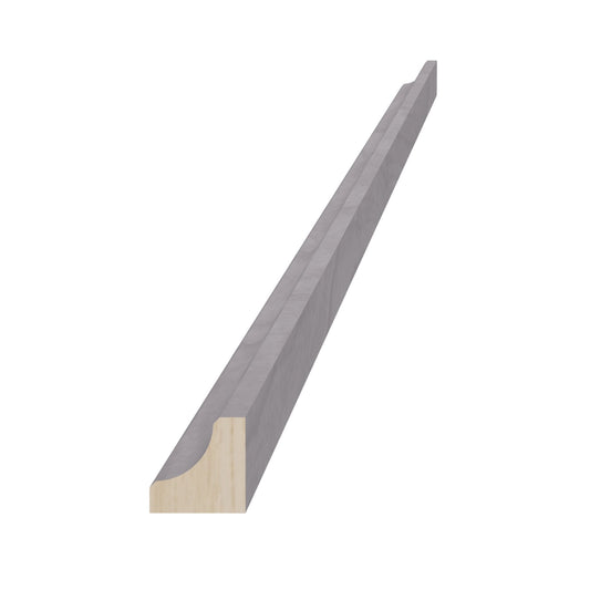 ICM8-SWG Inside Corner Molding - Shaker Style - Washed Grey   96"W x 3/4"H x 3/4"D