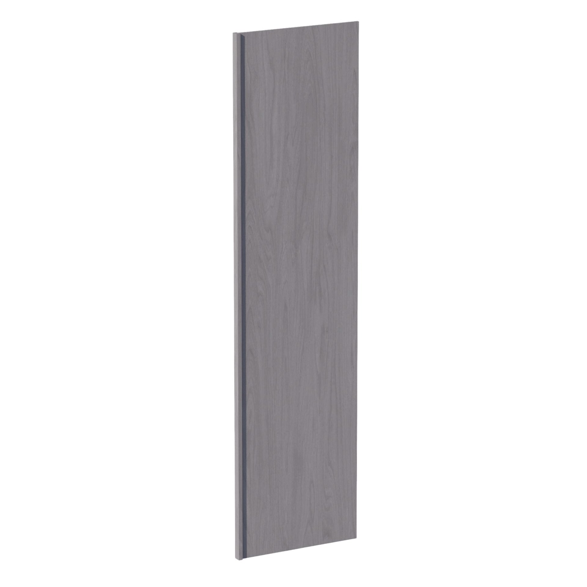 REP2496-SWG Refrigerator Return Panel - Shaker Style - Washed Grey   1-1/2"W x 96"H x 24"D