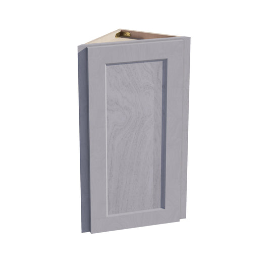 WAE1230-SWG Wall Angle End Cabinet 1 Door & 2 Shelves - Shaker Style - Washed Grey   12"W x 30"H x 12"D