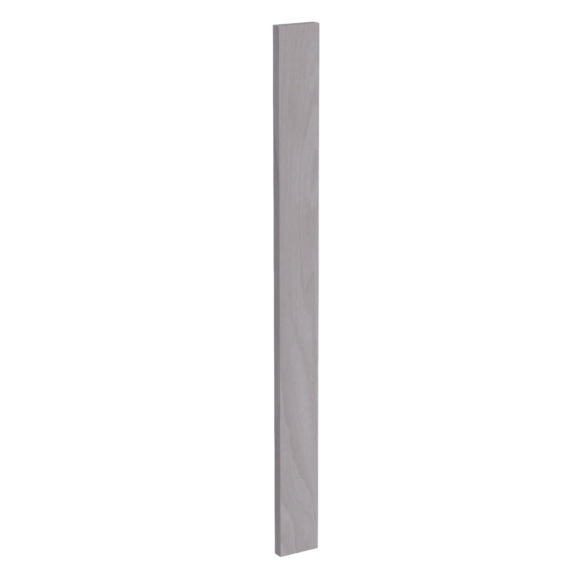 WF336-SWG Wall Cabinet Filler - Shaker Style - Washed Grey   3"W x 36"H x 3/4"D