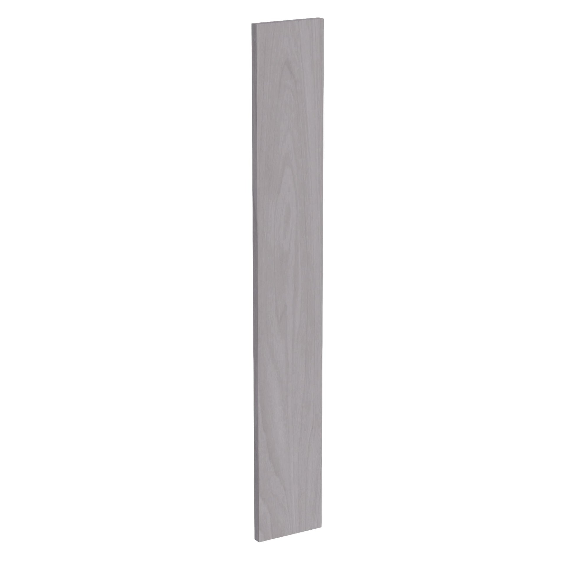 WF642-SWG Wall Cabinet Filler - Shaker Style - Washed Grey   6"W x 42"H x 3/4"D
