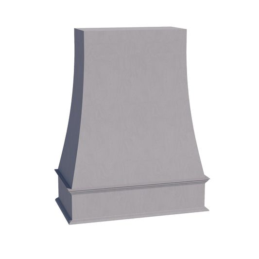WRH3648-SWG Wood Wall Mounted Range Hood - Shaker Style - Washed Grey   36"W x 48"H x 20-1/2"D