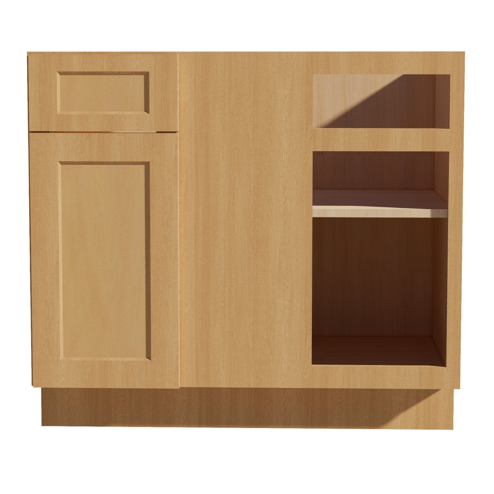 BBC39/42-ST  Base cabinet Blind Corner - Shaker Style - Timber   39"W x 34-1/2"H x 24"D
