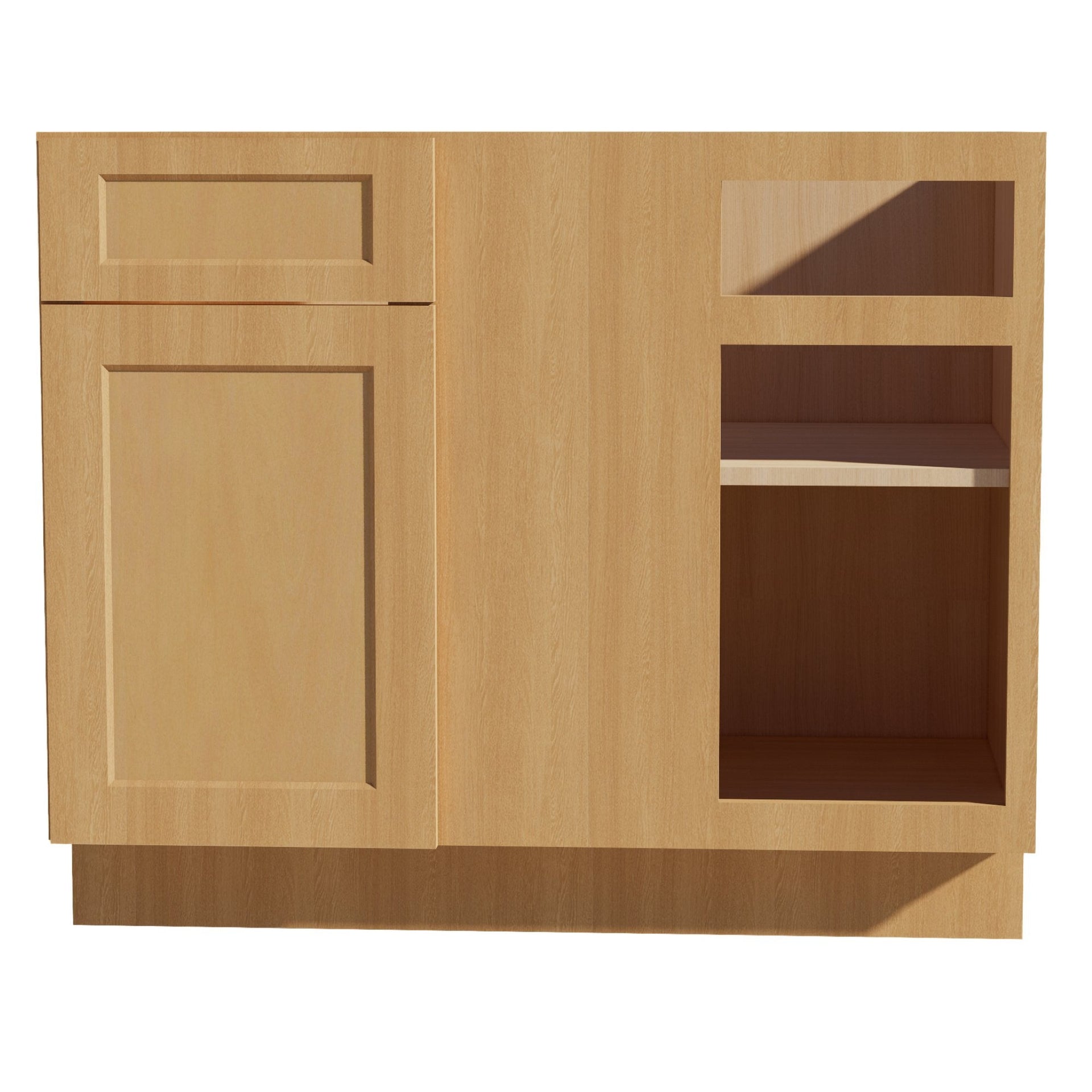 BBC42/45-ST  Base cabinet Blind Corner - Shaker Style - Timber   42"W x 34-1/2"H x 24"D
