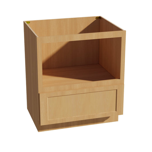 BMC30-ST  Base Cabinety Drawer Built-in Microwave - Shaker Style - Timber   30"W x 34-1/2"H x 24"D