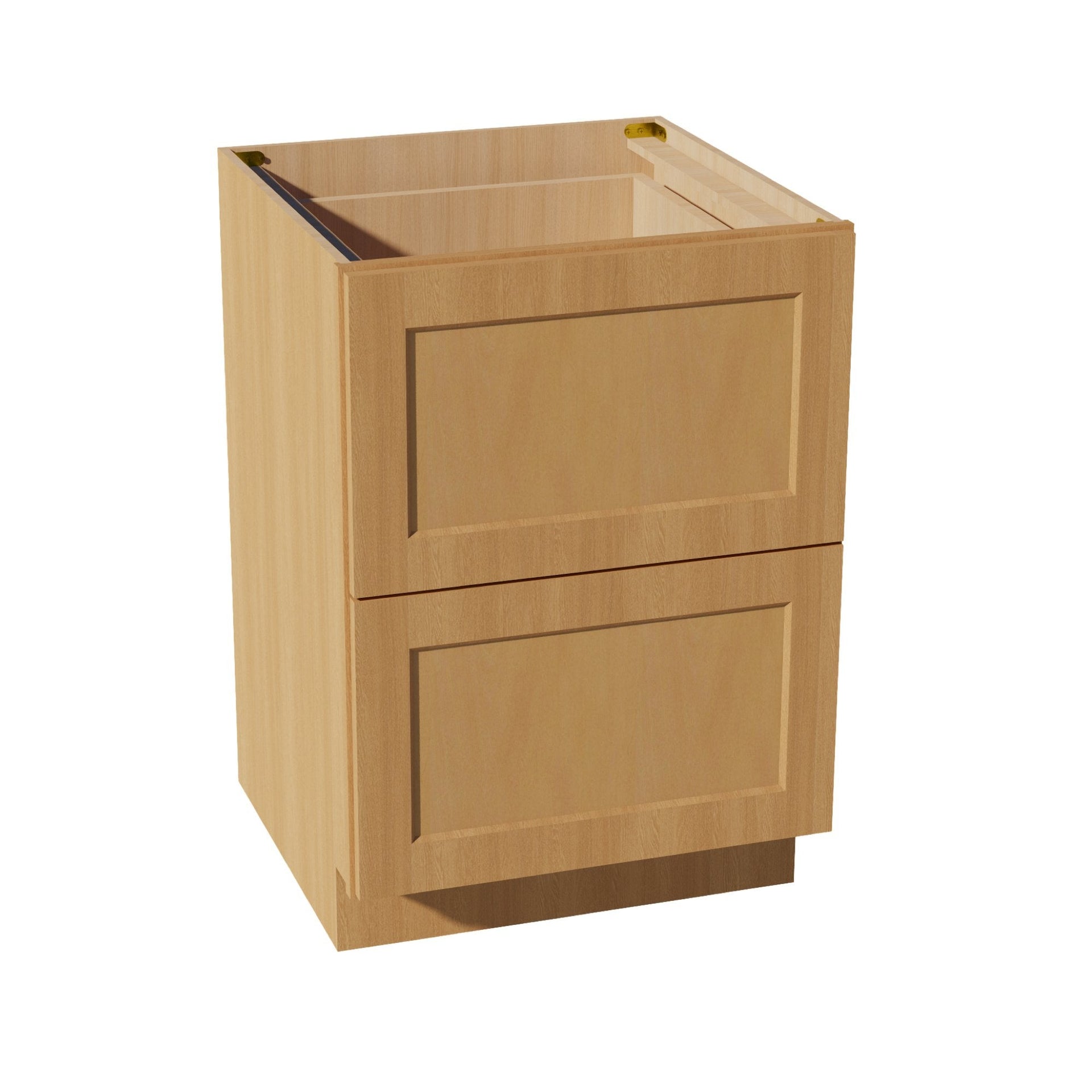 DB24-ST  Base Cabinet 3 Drawers - Shaker Style - Timber   24"W x 34-1/2"H x 24"D