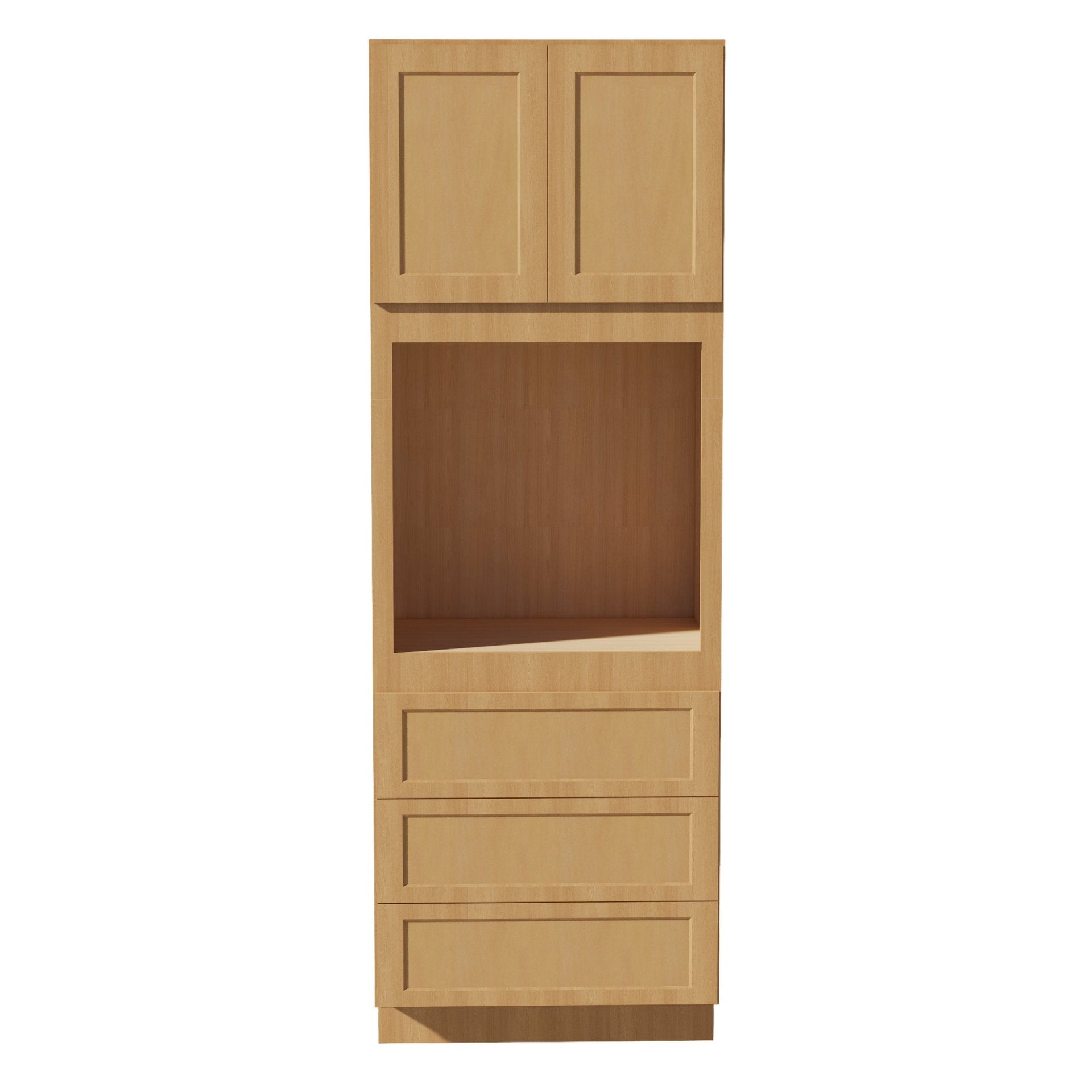 OC3396-ST  Tall Oven 2 Door & 3 Drawers Cabinet - Shaker Style - Timber   33"W x 96"H x 24"D