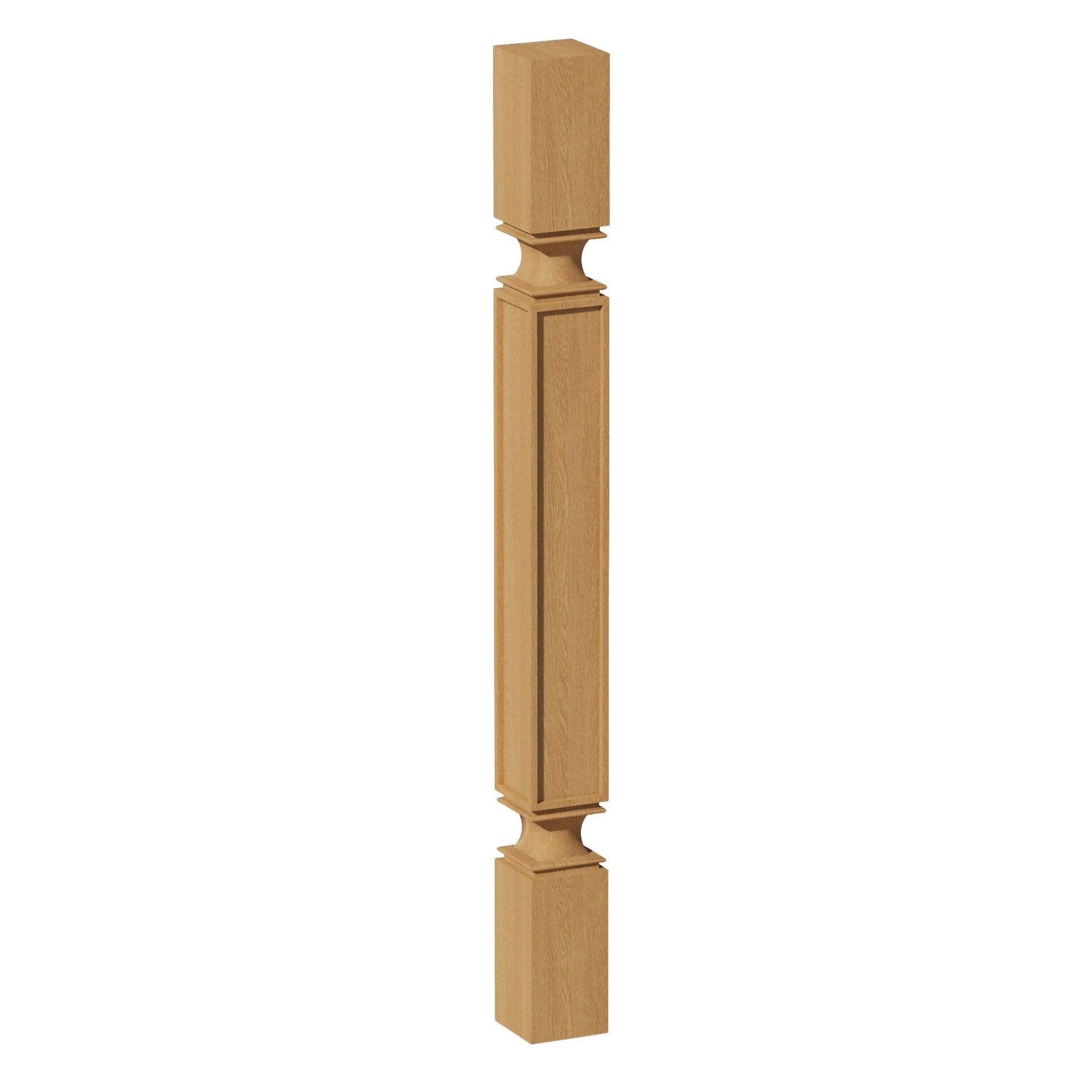 SP336-ST  Square Roman Pillar - Shaker Style - Timber   03"W x 36"H x 03"D
