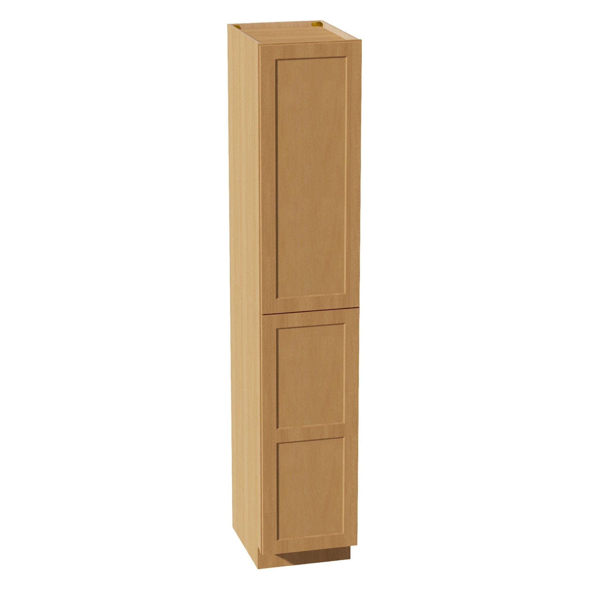TP1896-ST  Tall Shelf Pantry Cabinet 2 Door & 6 Sheleves - Shaker Style - Timber   18"W x 96"H x 24"D