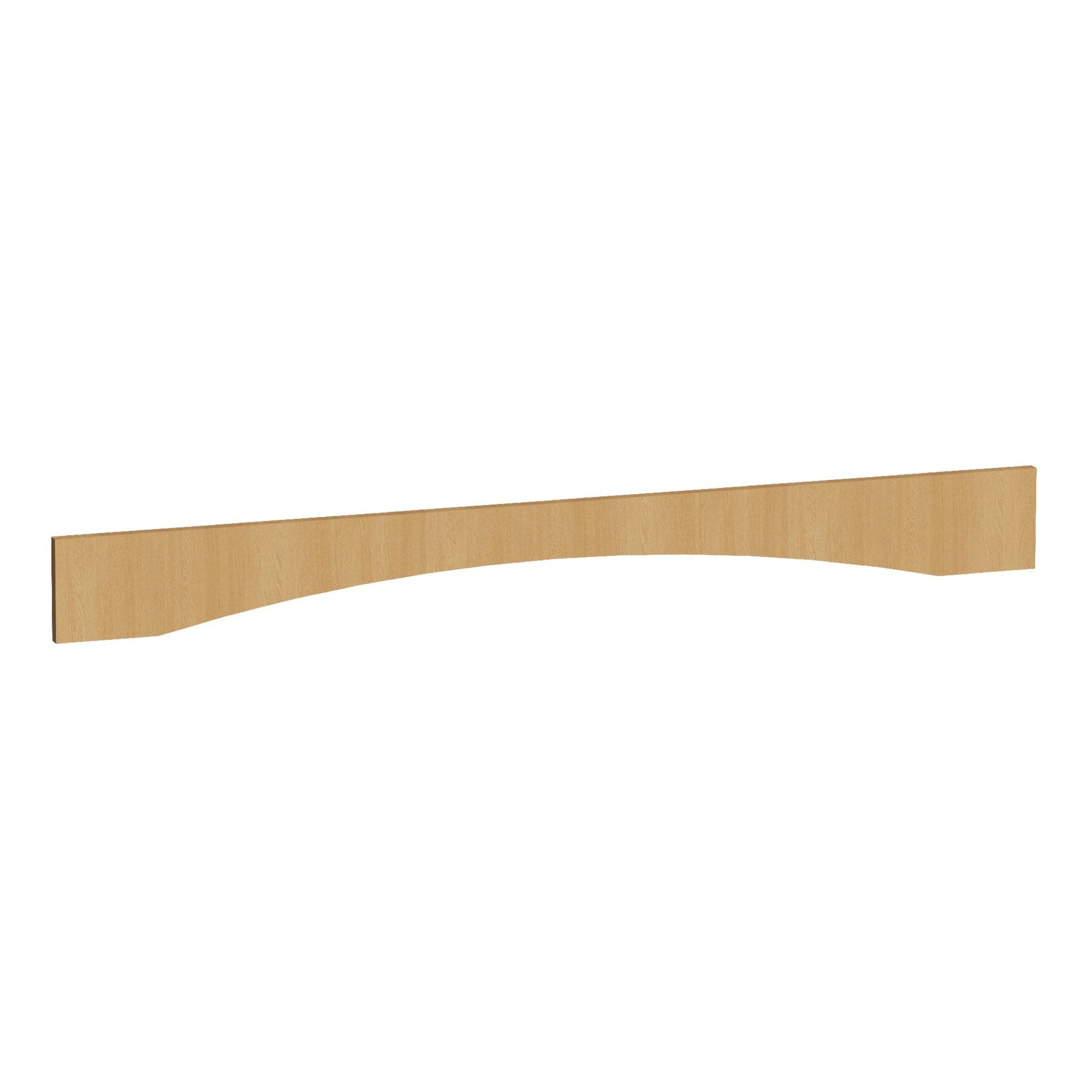 VAR54-ST  Arched Valance - Shaker Style - Timber   54"W x 5-1/2"H x