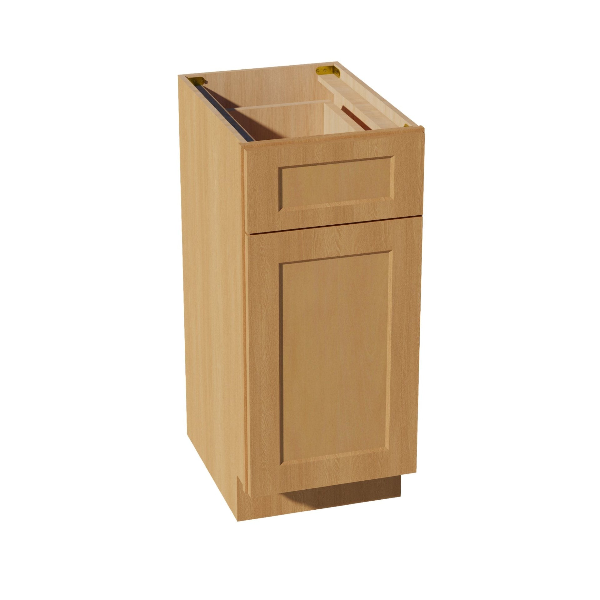 VB1521-ST  Vanity Base Cabinet 1 Door & 1 Drawer - Shaker Style - Timber   15"W x 34-1/2"H x 24"D