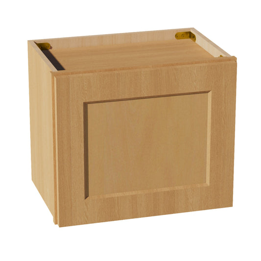 W1815-ST  Wall Cabinet 1 Door & 2 Shelves - Shaker Style - Timber   18"W x 15"H x 12"D