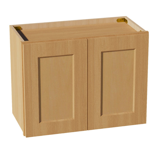 W2418-ST  Wall Cabinet 2 Doors & 2 Shelves - Shaker Style - Timber   24"W x 18"H x 12"