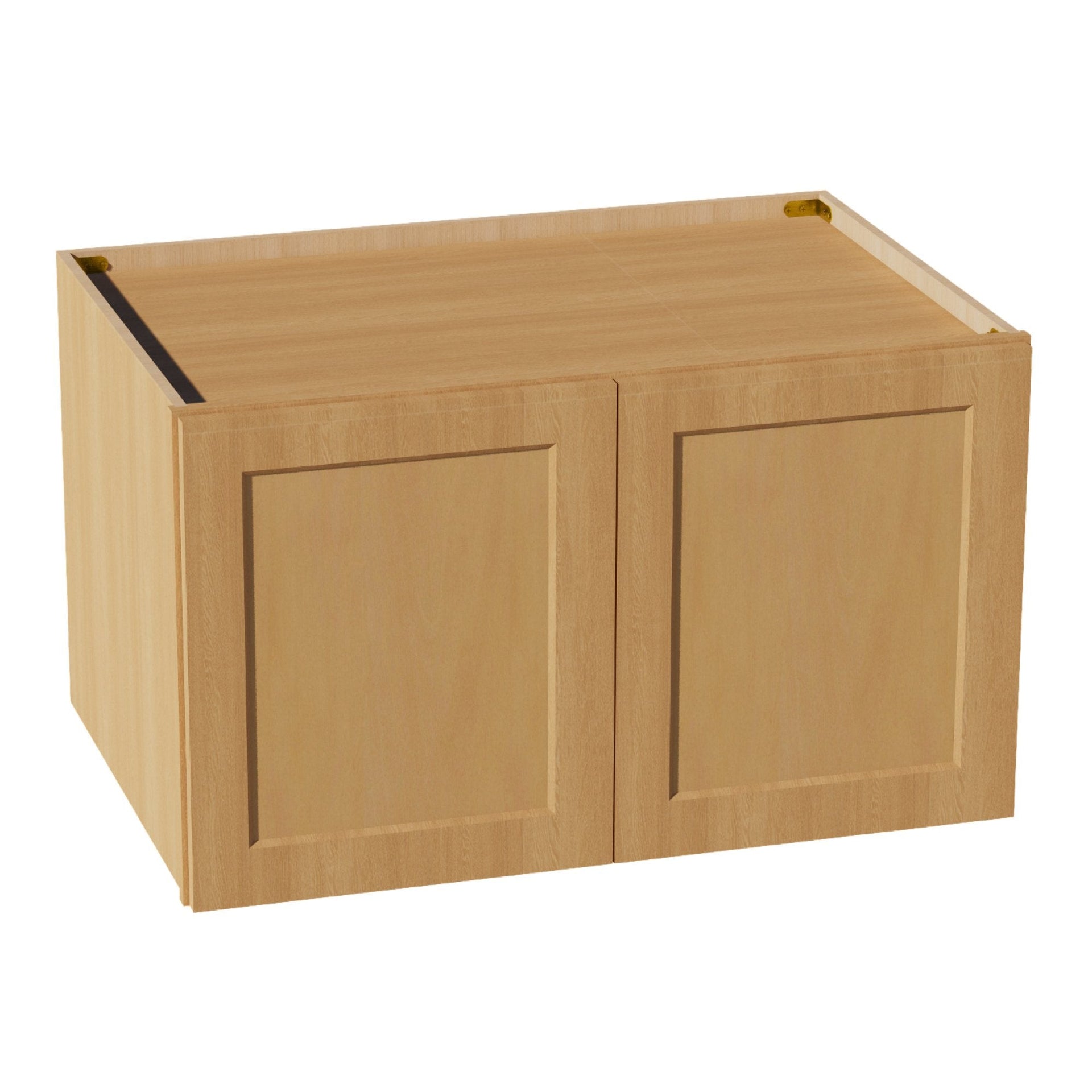 W3621-ST  Wall Cabinet 2 Doors & 2 Shelves - Shaker Style - Timber   36"W x 21"H x 12"D