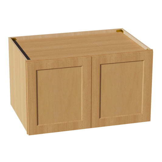 W3621-ST  Wall Cabinet 2 Doors & 2 Shelves - Shaker Style - Timber   36"W x 21"H x 12"D