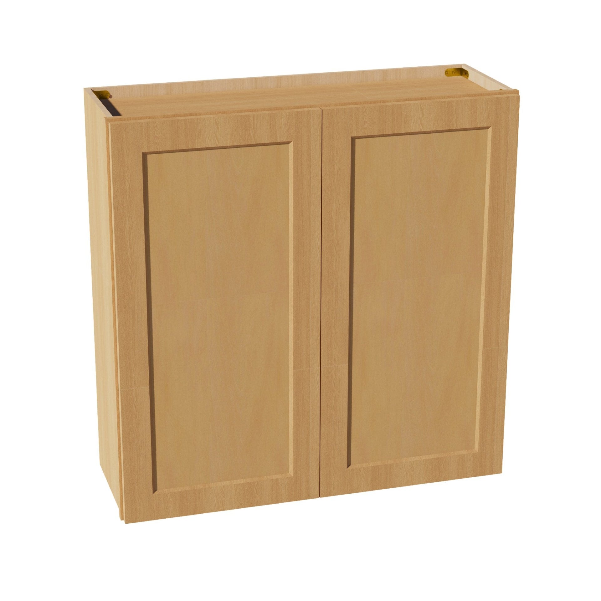 W3636-ST  Wall Cabinet 2 Doors & 2 Shelves - Shaker Style - Timber   36"W x 36"H x 12"D