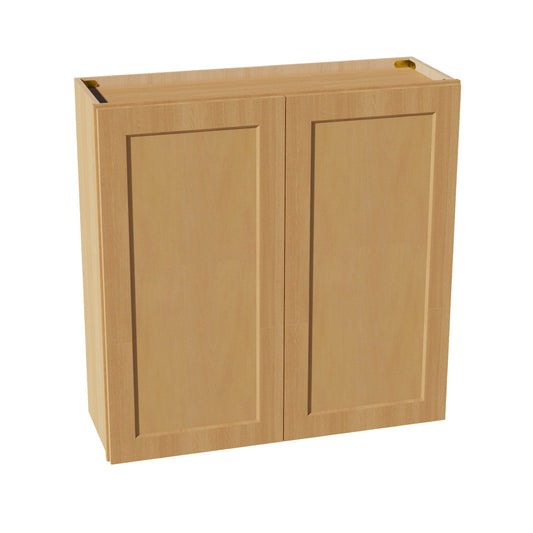 W3636-ST  Wall Cabinet 2 Doors & 2 Shelves - Shaker Style - Timber   36"W x 36"H x 12"D