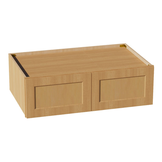 W3912-ST  Wall Cabinet 2 Doors & 2 Shelves - Shaker Style - Timber   39"W x 12"H x 12"D