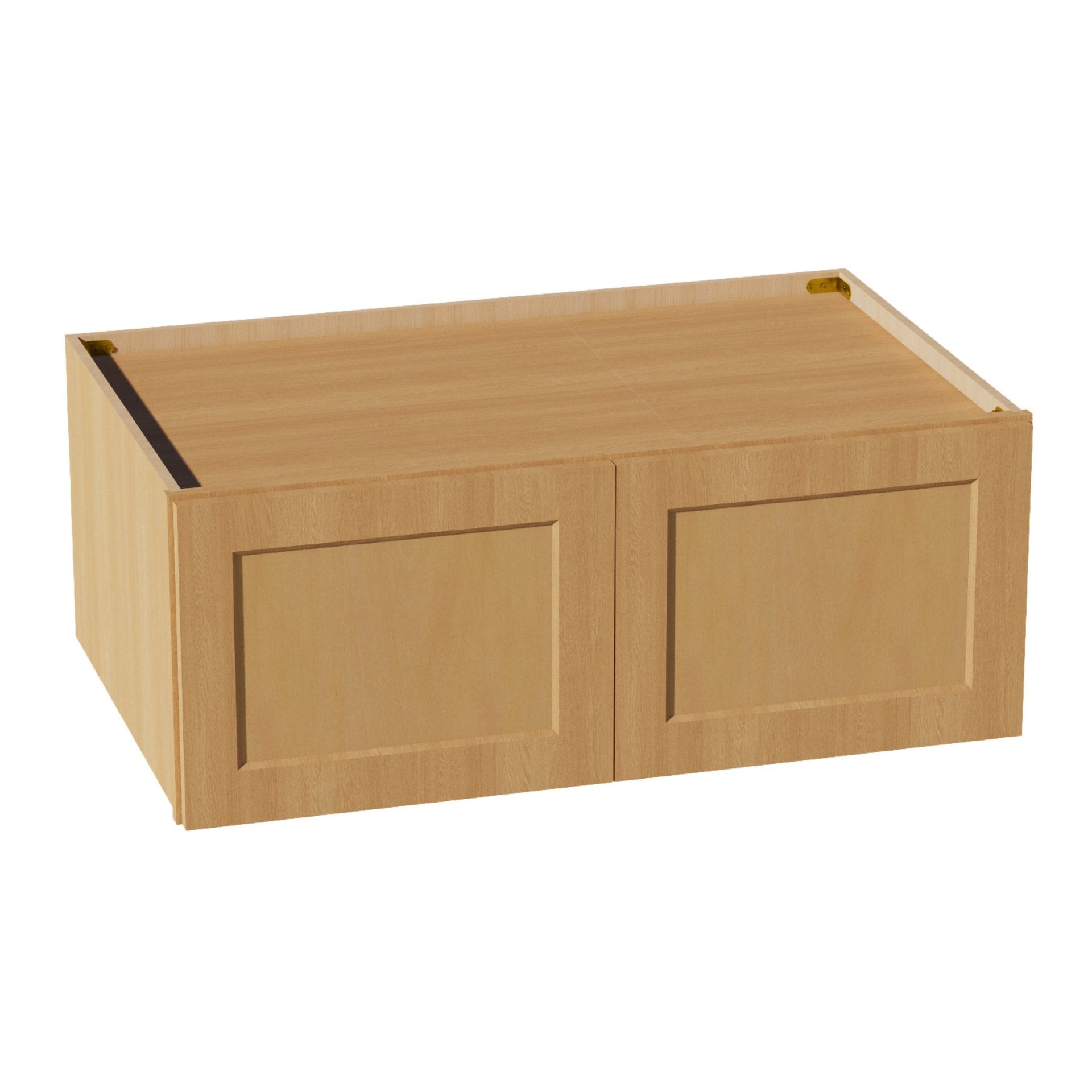 W3915-ST  Wall Cabinet 2 Doors & 2 Shelves - Shaker Style - Timber   39"W x 15"H x 12"D